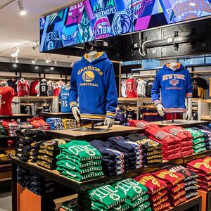 The new NBA Store opened its doors in New York