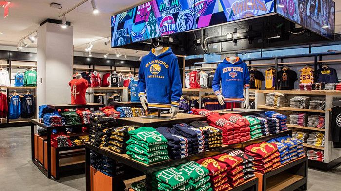 The new NBA Store opened its doors in New York
