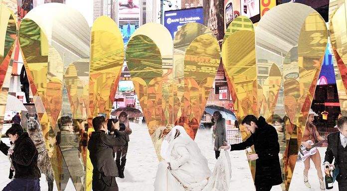 Valentine’s Day in New York: kissing in Times Square Valentine Day New York
