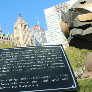 The iconic World Trade Center Sphere will be relocated