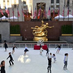 The Rink at Rockefeller Center Opened for Its 80th Anniversary Season