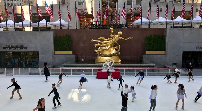 The Rink at Rockefeller Center Opened for Its 80th Anniversary Season The Rink at Rockefeller Center