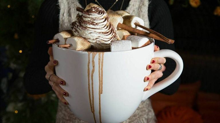 Fall in love with this giant hot chocolate in New York City