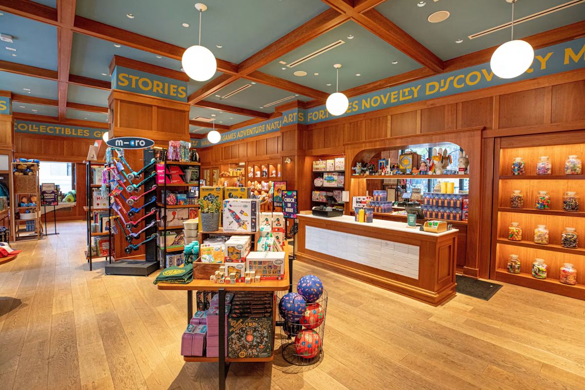 Inside the CAMP toy store in New York