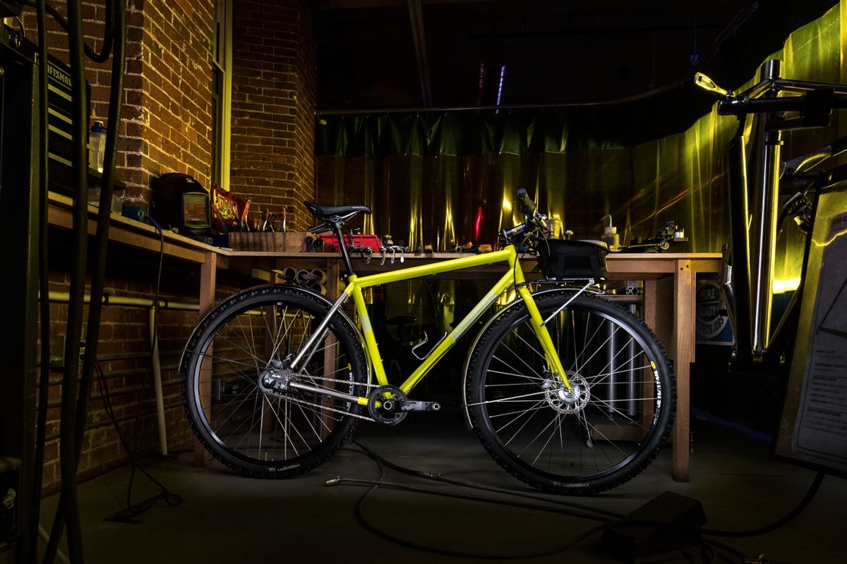 Bike in a garage