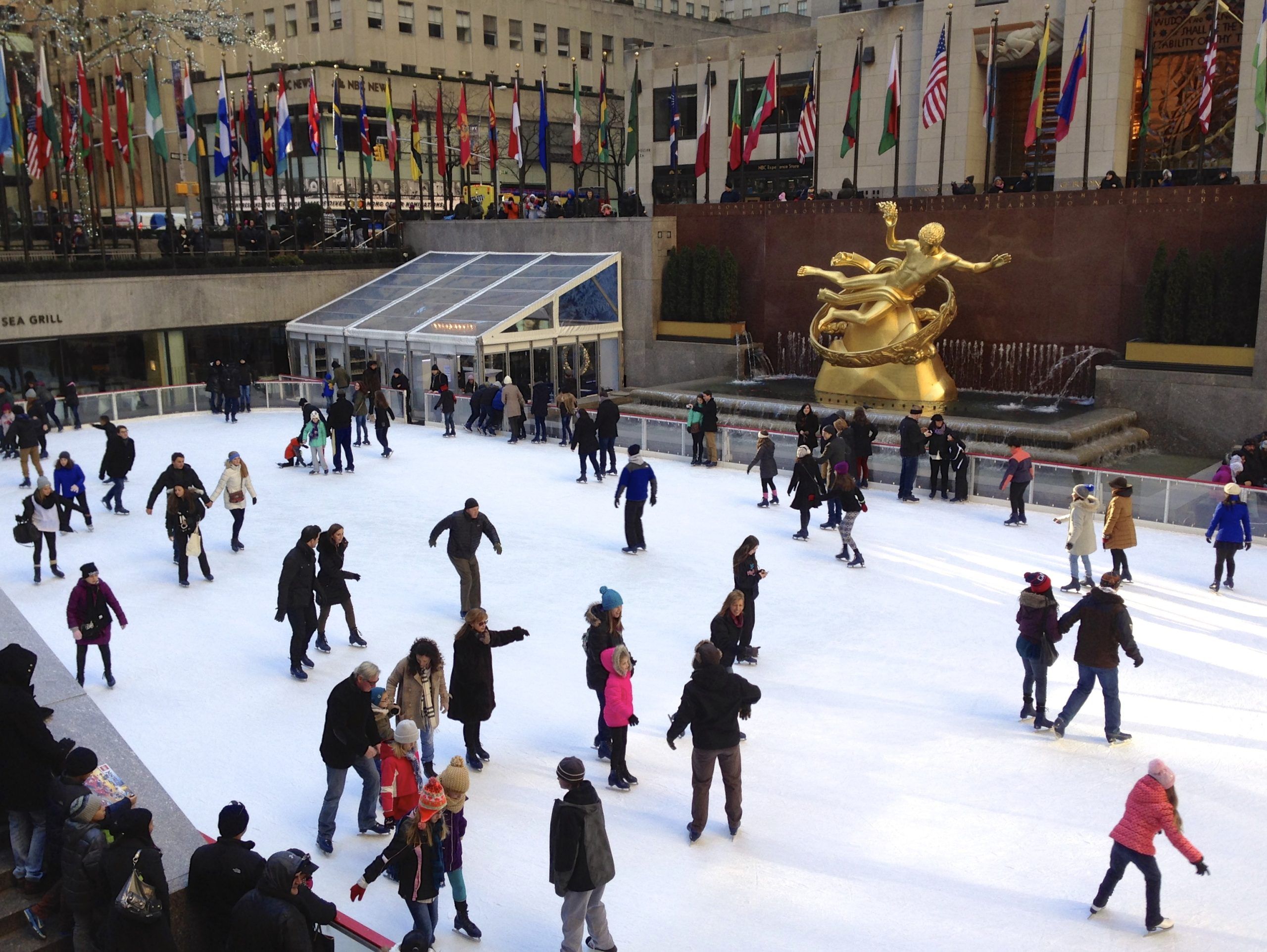 patinoire Rockefeller Center New York