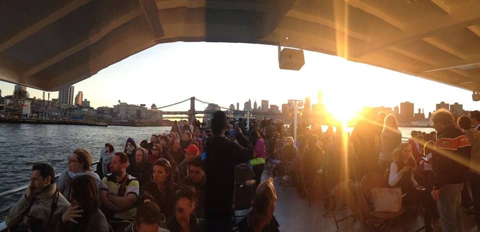Sunset cruise in New York