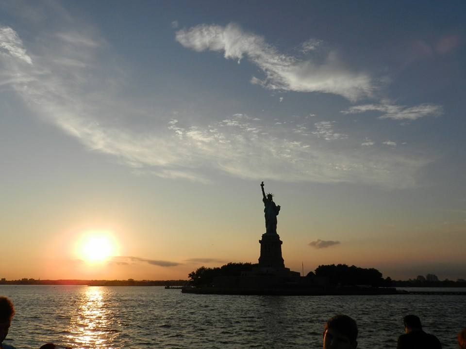 Sunset cruise in New York