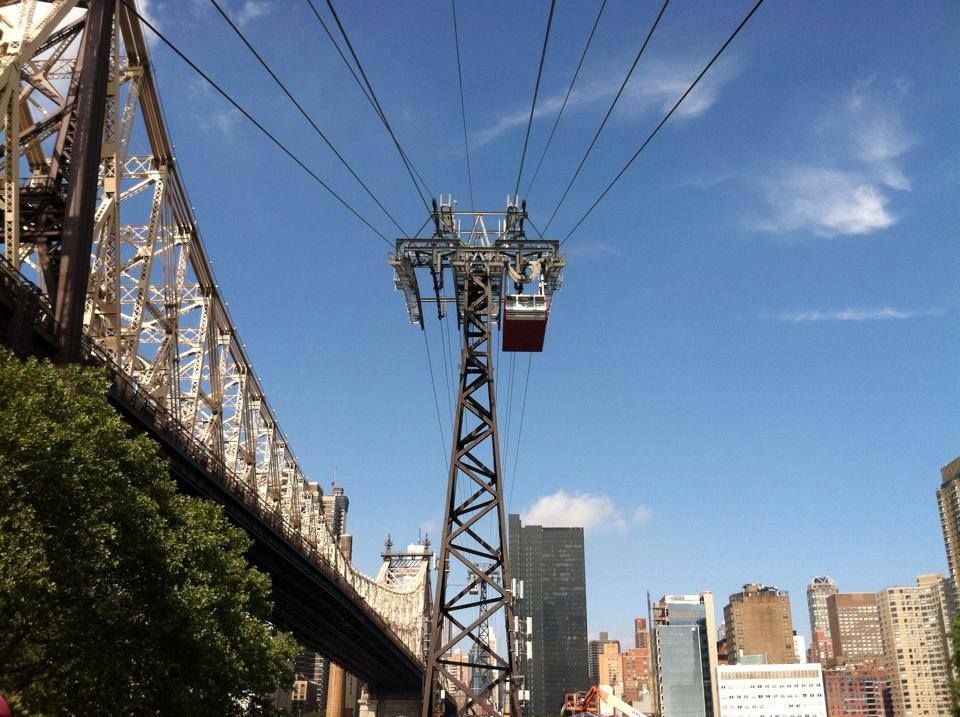 The tramway seen from Roosevelt Island