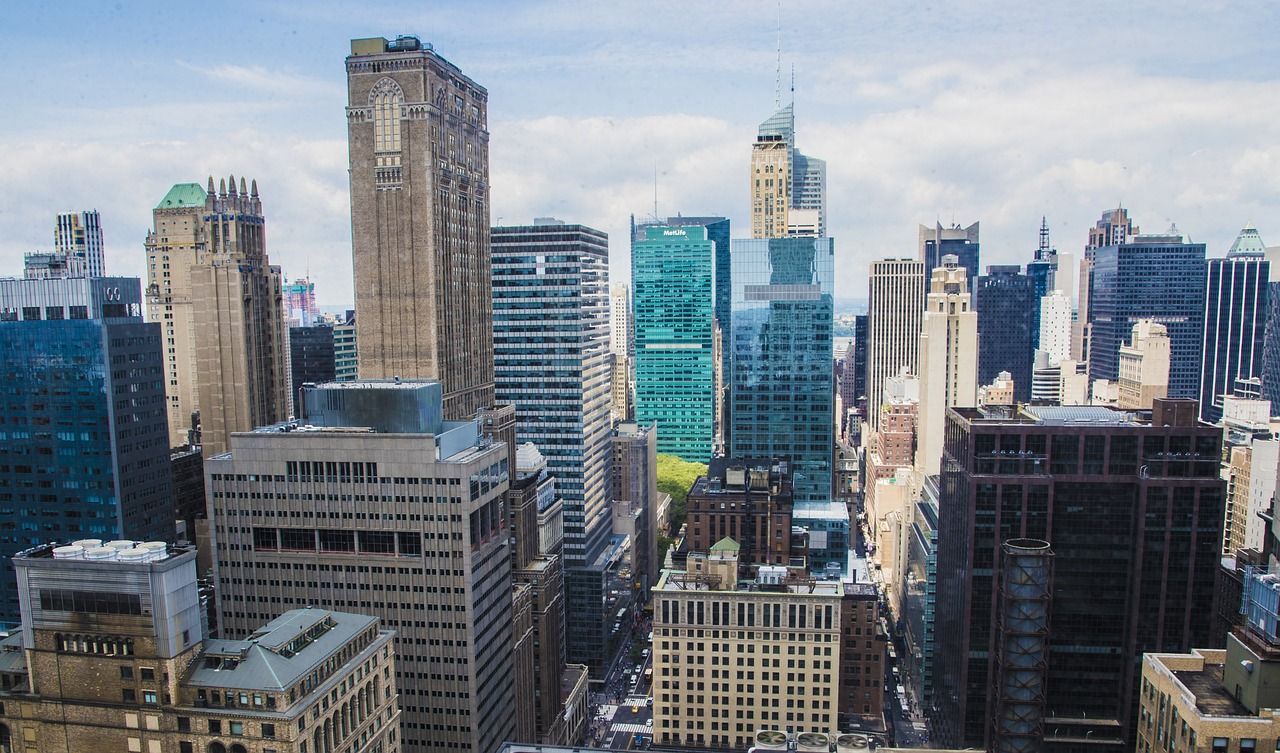 Vue sur les buildings de New York.
