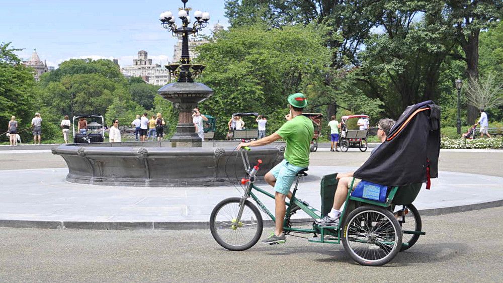 Book your pedicab tour in Central Park