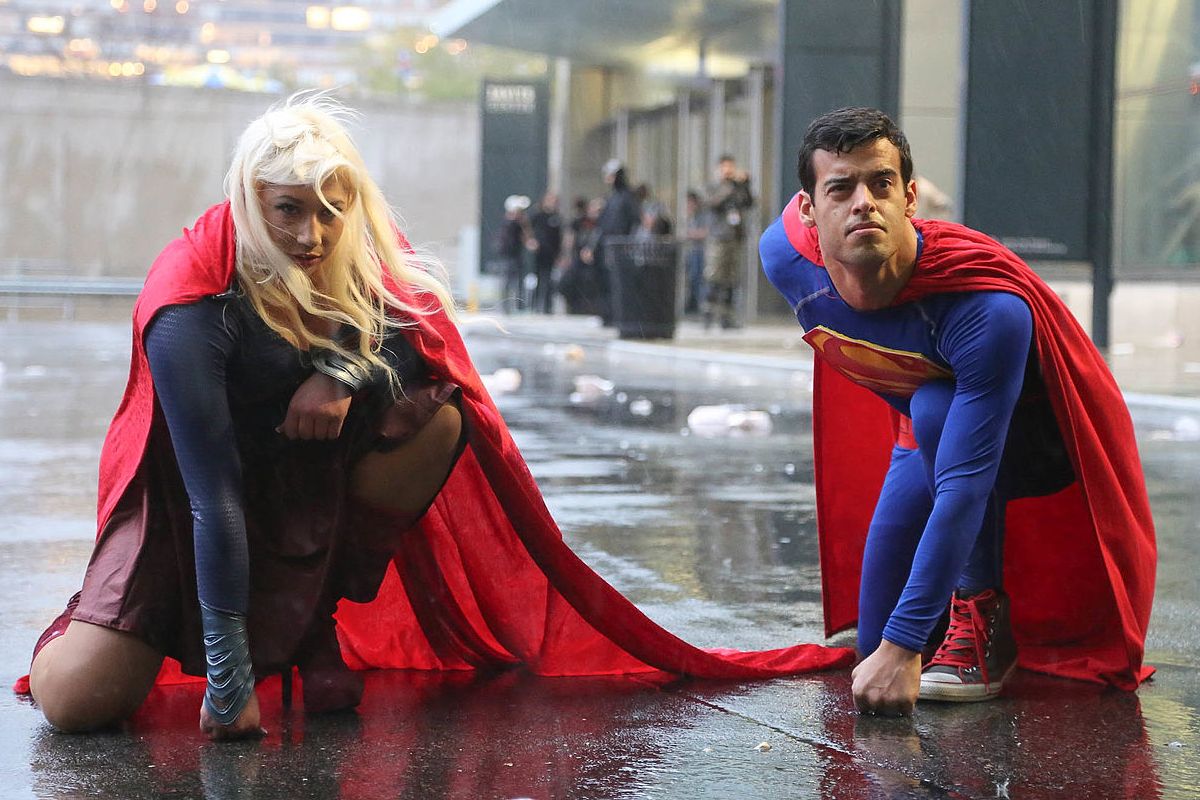 Superman fans at New York Comic Con