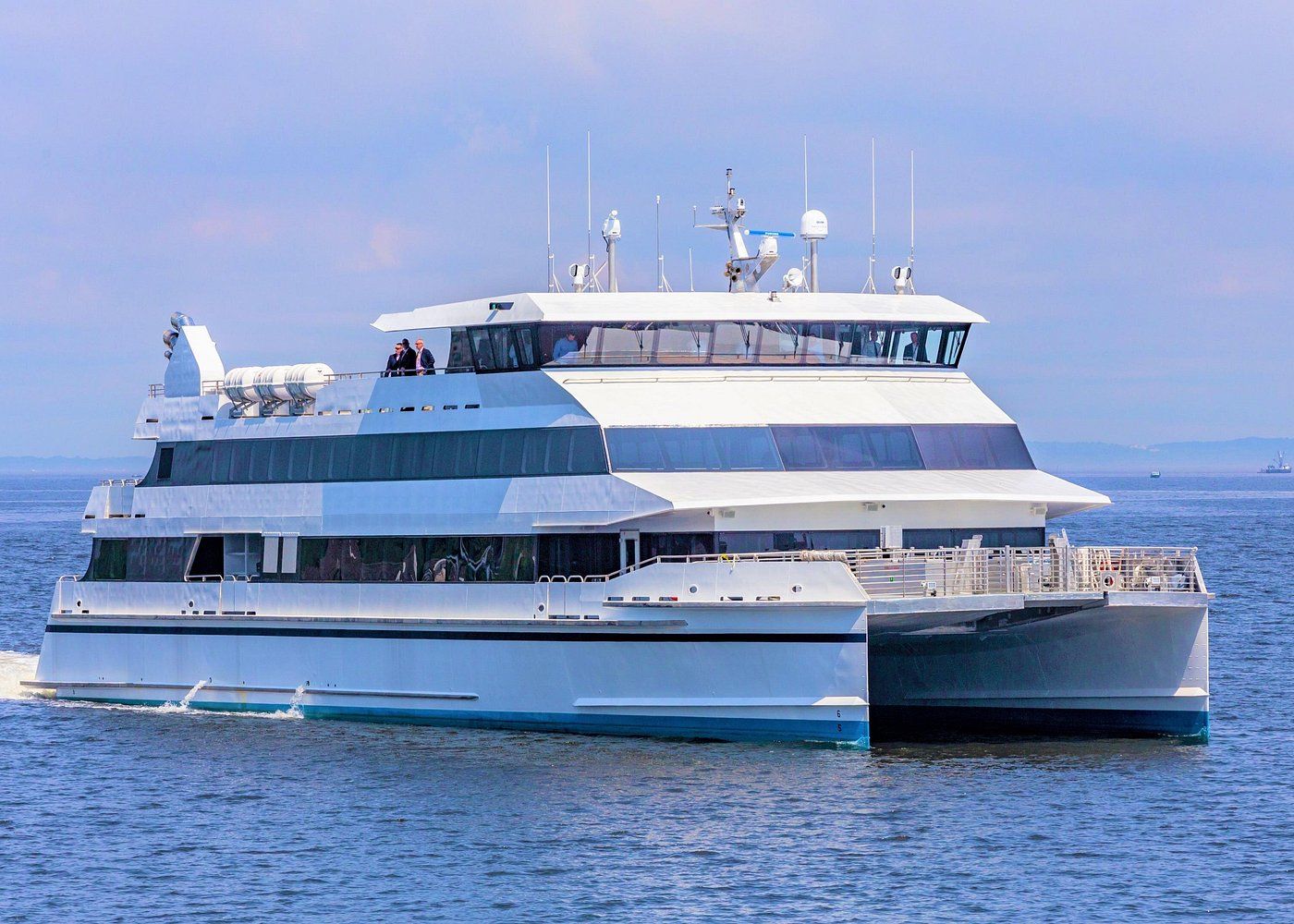 Whale-watching vessel in New York