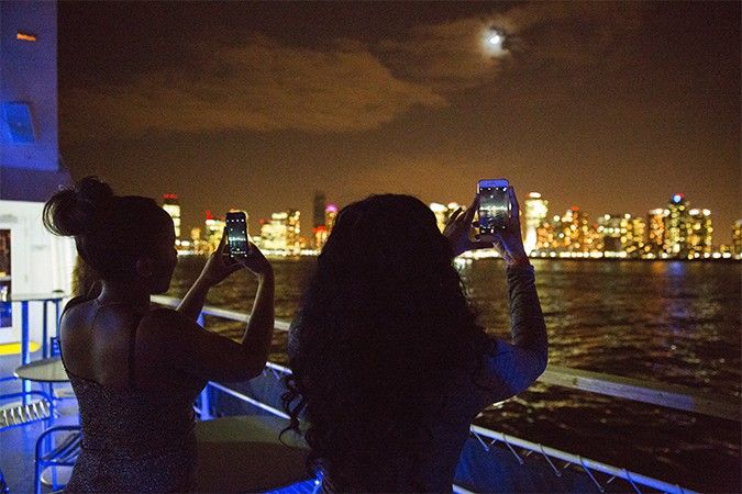 Treat yourself to a dinner cruise in New York