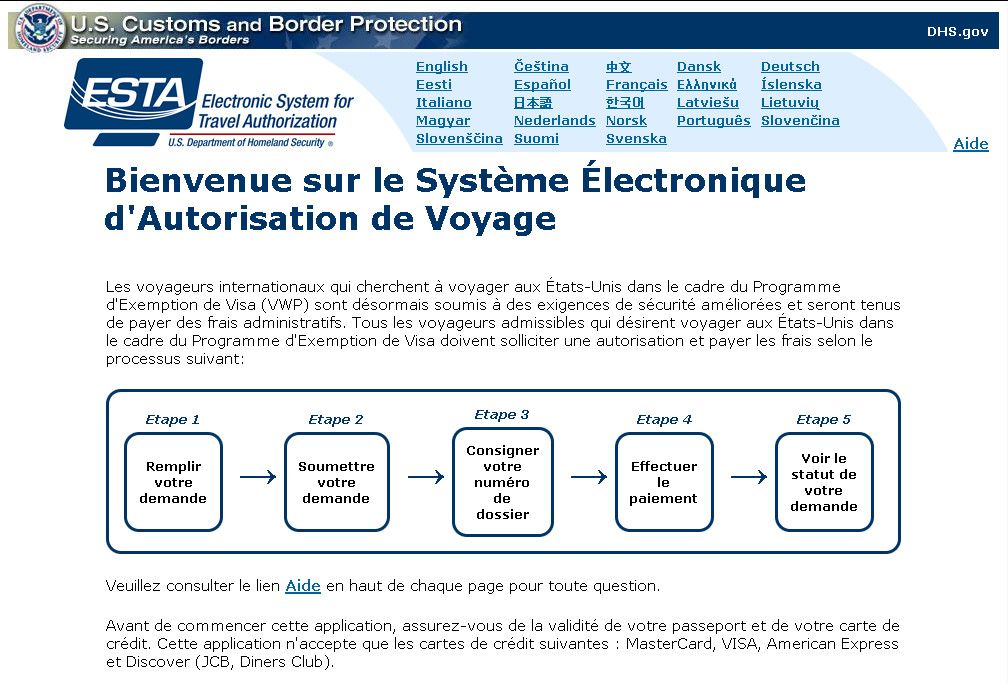 How to Fill Out Your ESTA Authorization Correctly