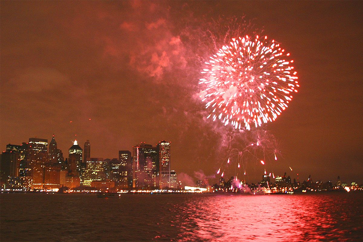 New York New Year's fireworks