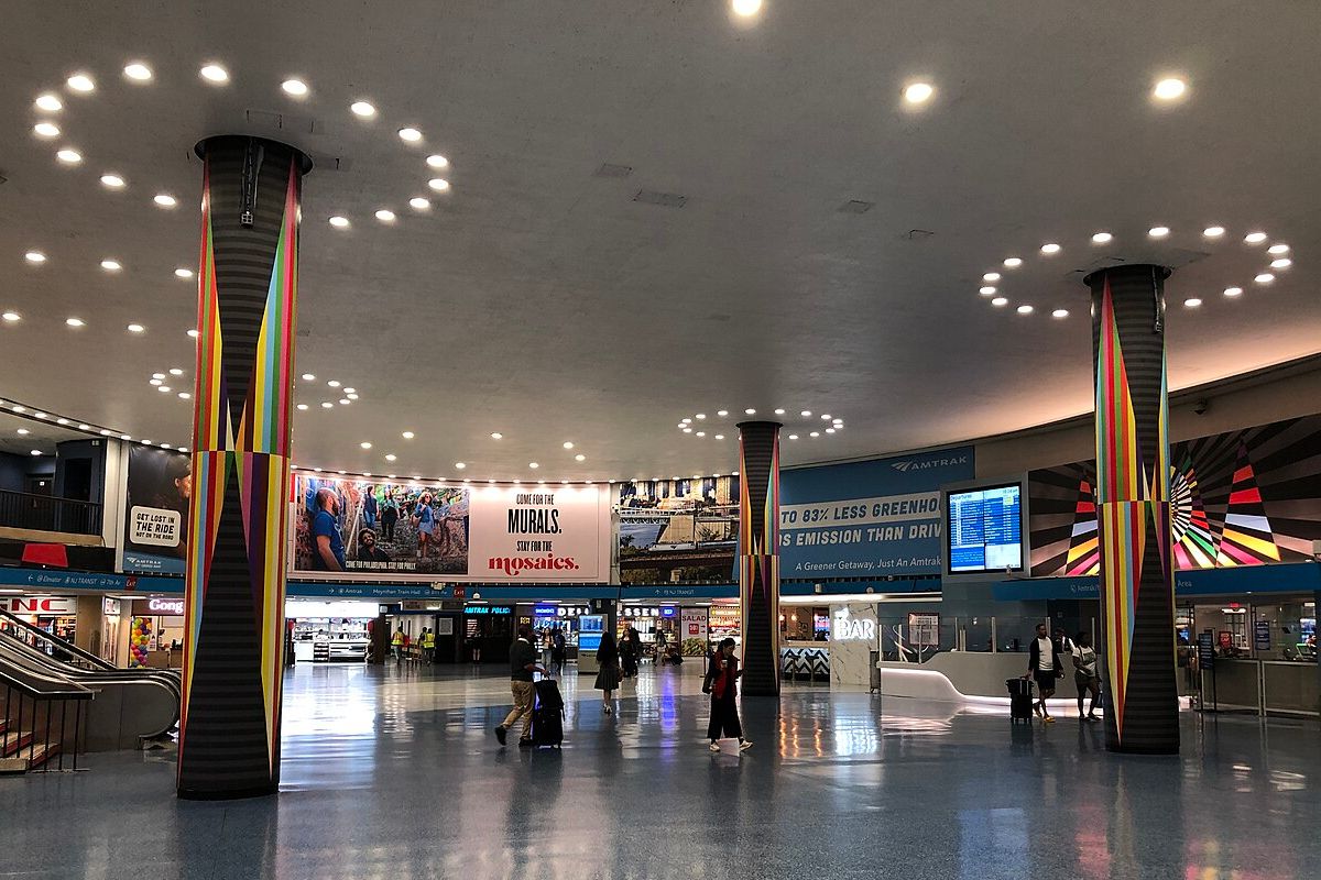 Interior of Penn Station in New York