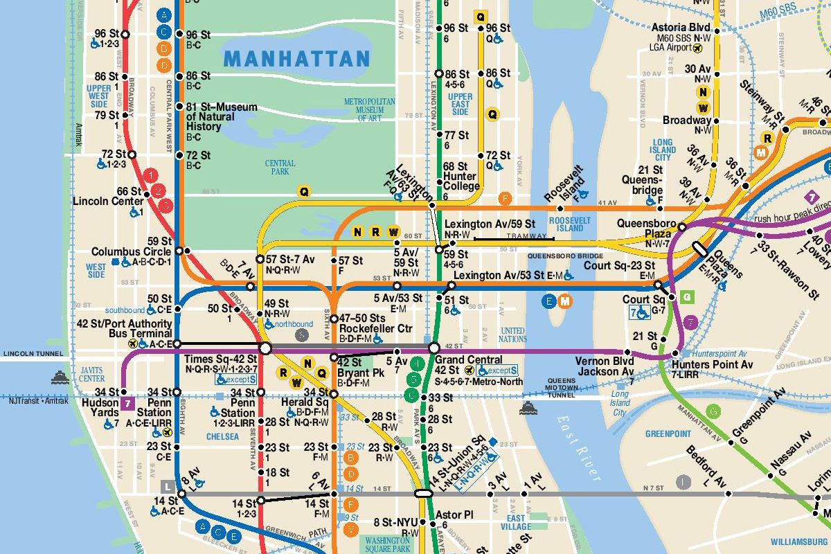 Who designed the New York City subway map?