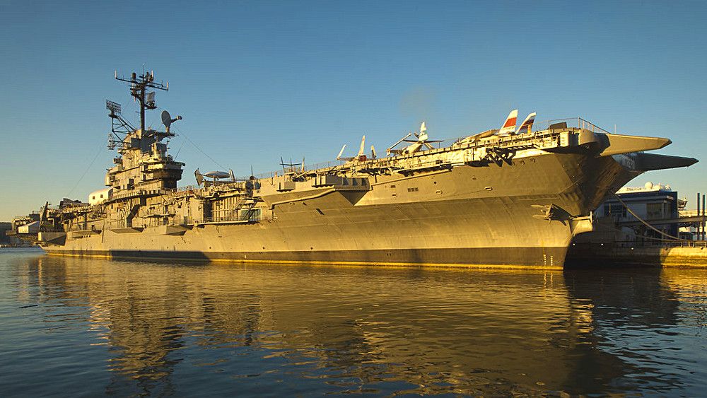 Board a US Navy Aircraft Carrier in New York