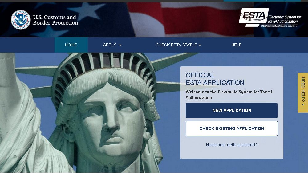 Step by step: how to fill out the ESTA form