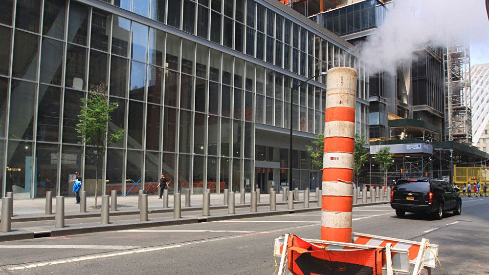 Why do the streets of New York smoke?