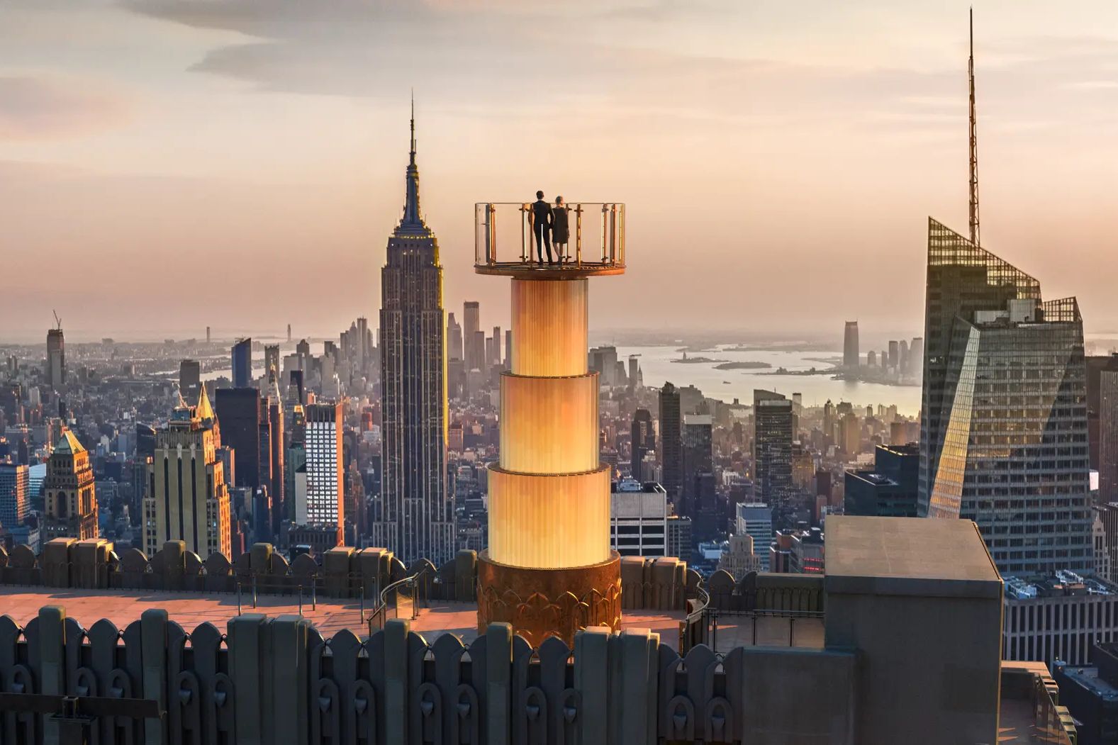 Skylift: The Spectacular Sky Elevator at Top of the Rock in New York