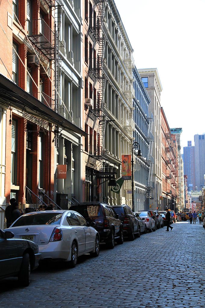 Cobblestone street SoHo New York