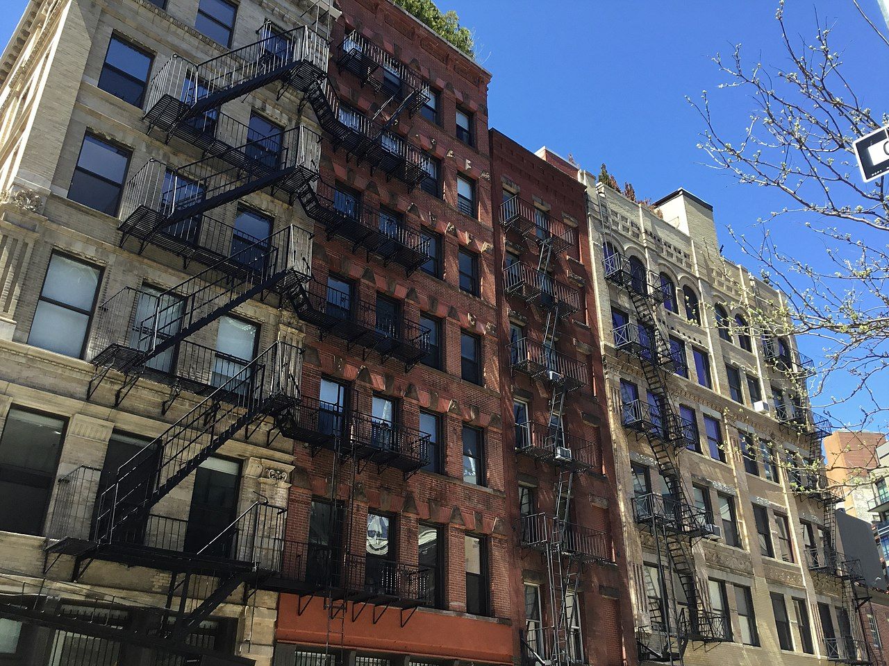 Buildings anciens dans Tribeca New York